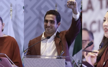 Verónica Díaz, 'Gino' Segura y Julieta Ramírez, coordinadores de la 4T en Zacatecas, QRoo y BC